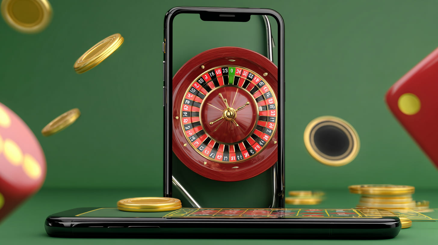AUDCOIN App on mobile with pokies and casino games